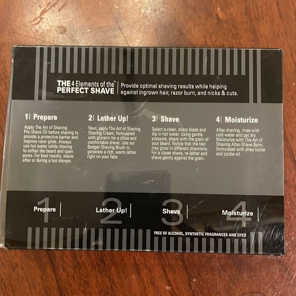 The art of shaving the four elements of the perfect shave kit NEW Never Opened - Picture 2 of 2